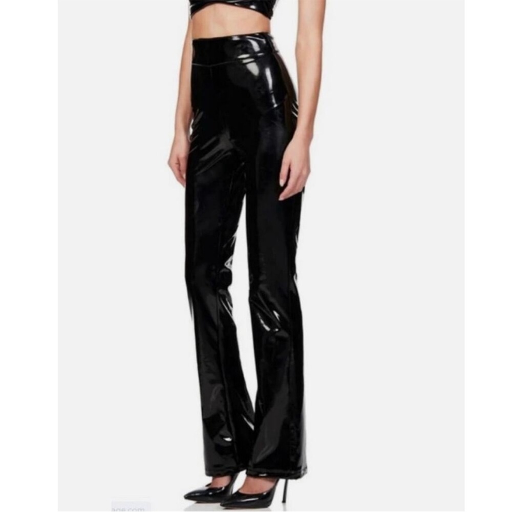 Good American Black Straight Leg Pants